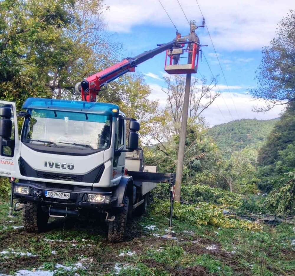 Екипите на ЕРМ Запад са в постоянна готовност за реакция при влошаване на времето