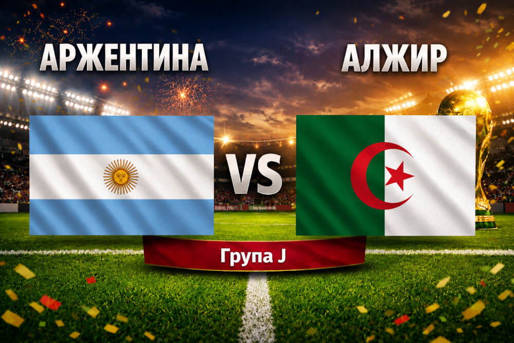 Аржентина - Алжир 3:0