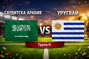 Саудитска Арабия - Уругвай 1:1