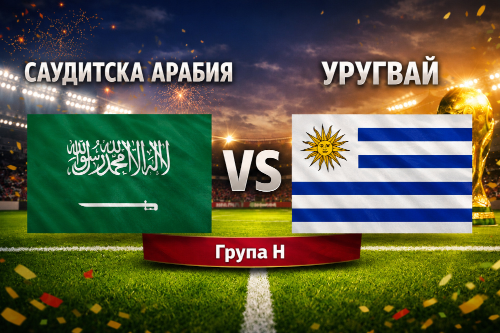 Саудитска Арабия - Уругвай 1:1