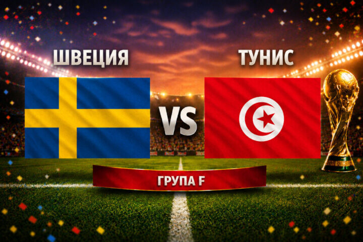 Швеция - Тунис 5:1